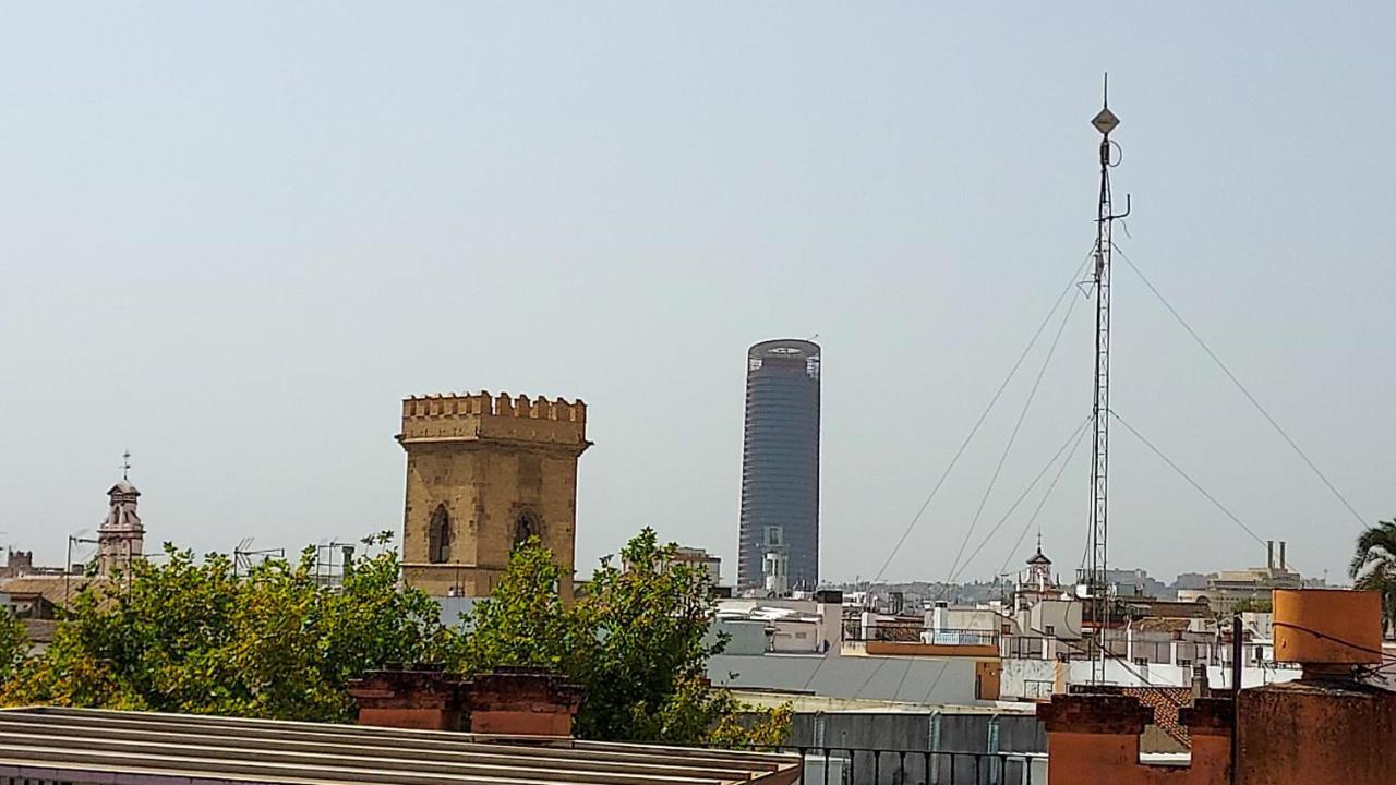 Atico En Calatrava - Vistas Y Gran Terraza Privada Apartment Sevilla Exterior foto